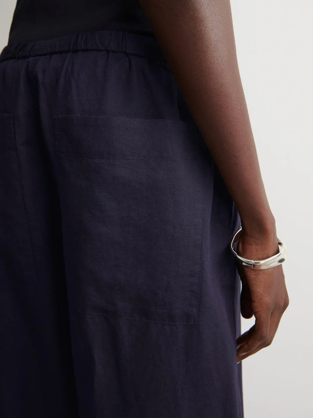 NWT (size 2) COS WIDE-LEG LINEN DRAWSTRING PANTS